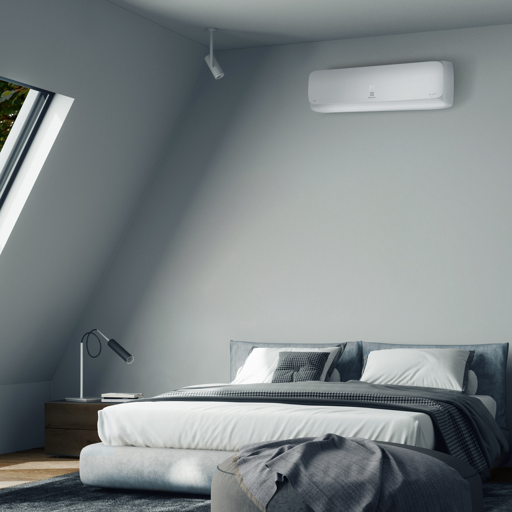 Сплит-система инверторного типа Electrolux Loft DC EACS/I-07HAL/N8 комплект — изображение 16
