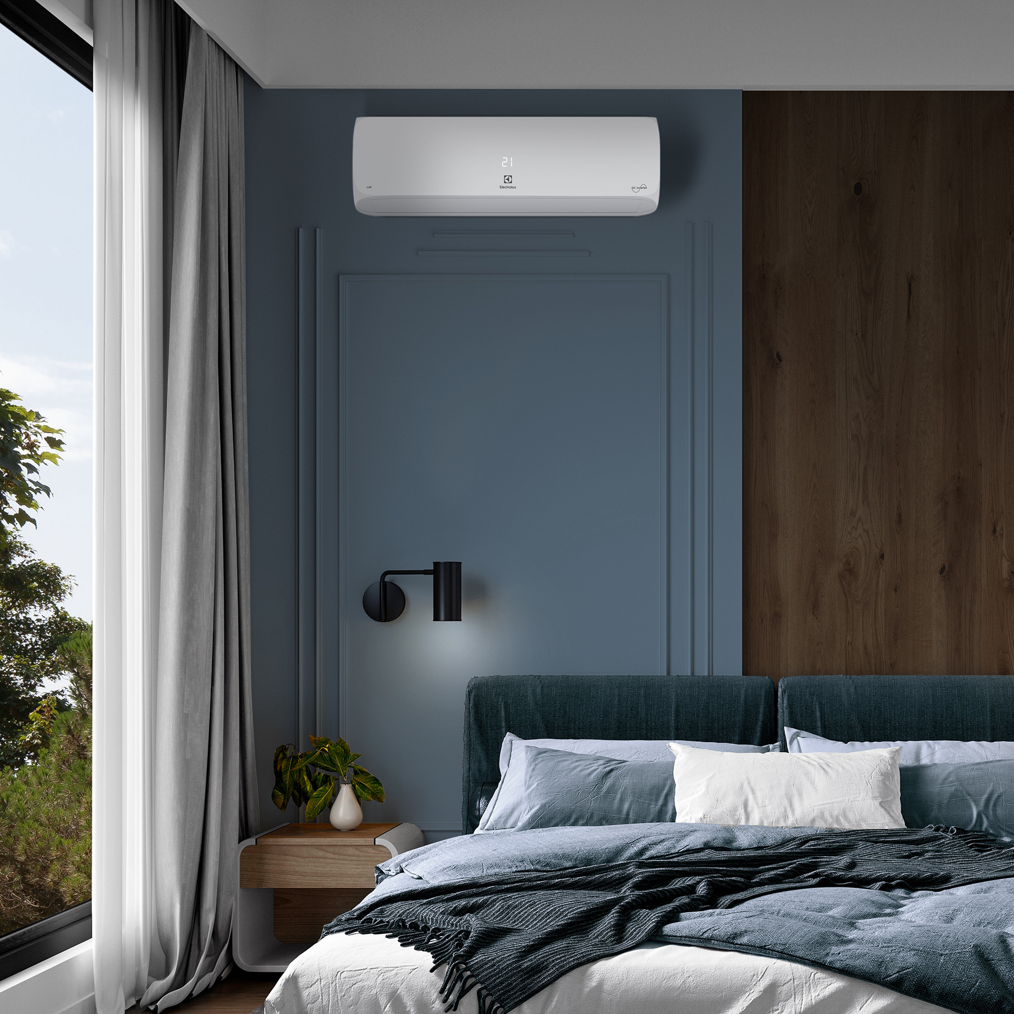 Сплит-система инверторного типа Electrolux Loft DC EACS/I-07HAL/N8 комплект — изображение 17